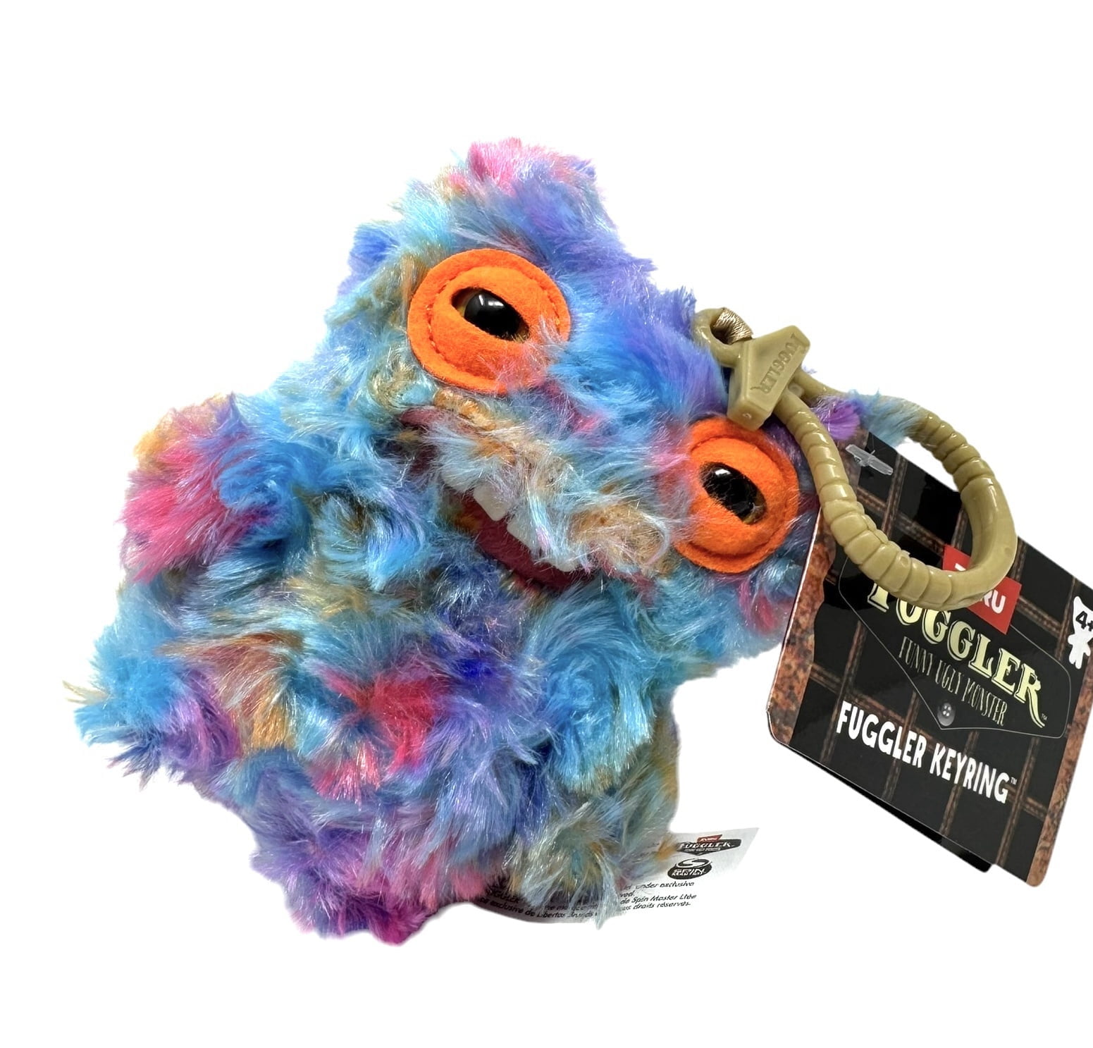 Fuggler Spin Master Mr. Buttons ファグラー Fuggler Plush Clip-On Keyring Mr Buttons Funny Ugly Monster