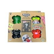 Fuggler Series 2 Collectible Figures 5-Pack, 2.5" Figures Squidge, Wide Eyed Weirdo, Winged Bat, Oogah Boogh, MYSTERY figure