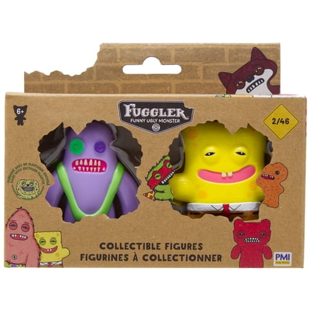 Fuggler Series 2 Sasquoosh & Spongebob Mini Figure 2-Pack