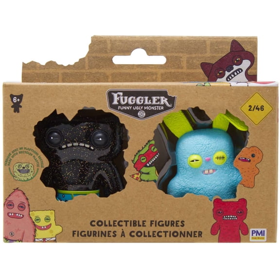 Fuggler Series 2 Wide Eyed Weirdo & Rabid Rabbit Mini Figure 2-Pack