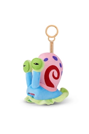 SpongeBob Key Rings 5 inch (Gary The Snail), Funny Ugly Monster Plush Keychain by ZURU