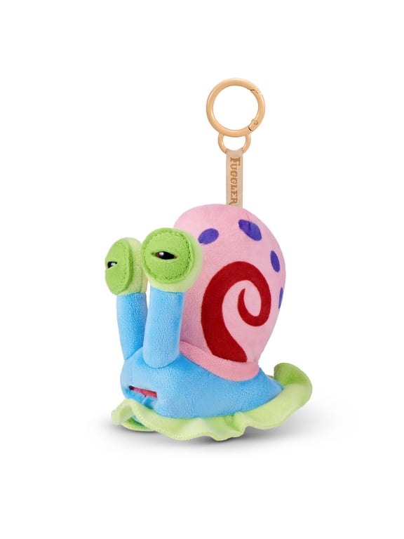 SpongeBob Key Rings 5 inch (Gary The Snail), Funny Ugly Monster Plush Keychain by ZURU