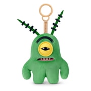 Fuggler SpongeBob Key Rings 5 inch Sheldon Plankton, Funny Ugly Monster Plush Keychain by ZURU