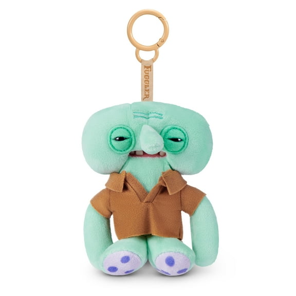 Fuggler SpongeBob Key Rings 5 inch (Squidward), Funny Ugly Monster Plush Keychain by ZURU