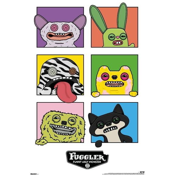 Fuggler - Squares Wall Poster, 22.375" x 34"