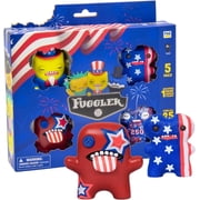 Fuggler USA 250 Anniversary Collectible Figures 5 Pack Deluxe Box Mystery Characters Patriotic Edition 25 Styles Rare Hidden Figure Official Toy A