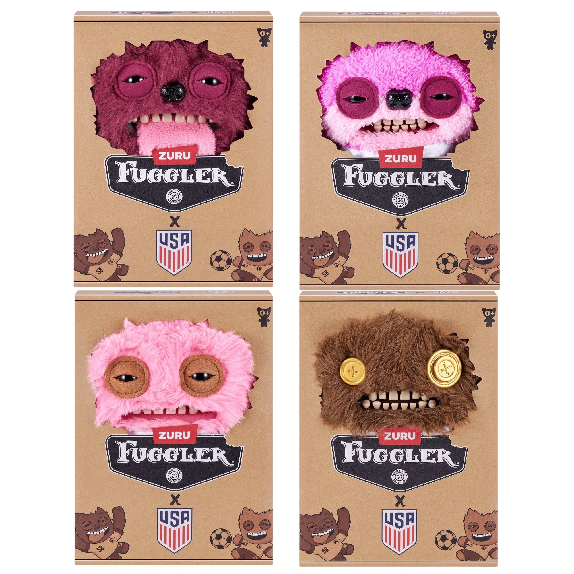 Fuggler x USA Soccer 9 Inch Funny Ugly Monster Plush Collectible