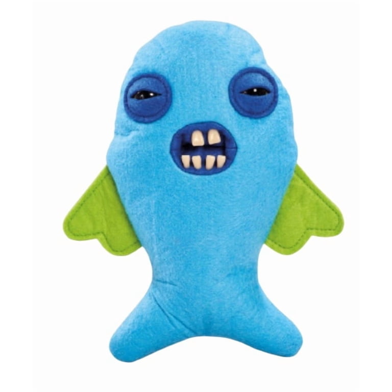Fuggler Cod Father, Funny Ugly Monster Plush, Blue Stuffed Animal