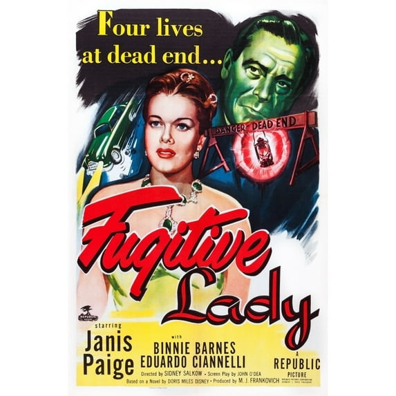 Fugitive Lady Movie Poster Masterprint