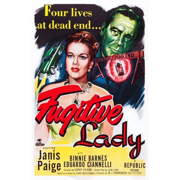 Fugitive Lady Canvas Art - (11 x 17)