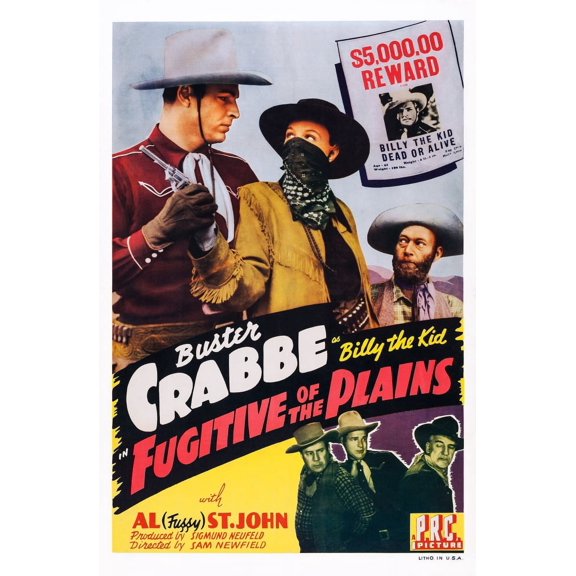 Fugitive Of The Plains U Canvas Art - (11 x 17)