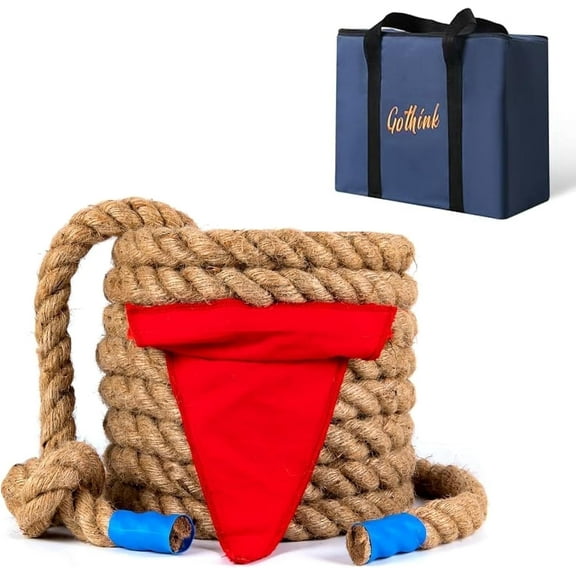 Fugocen 20Ft Field Day Tug of War Rope for Kids and Adults Outdoor Games Family Team Building