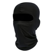 Fuinloth Balaclava Ski Mask, UV Protector Cooling Motorcycle Neck Gaiter Scarf for Men/Women Black