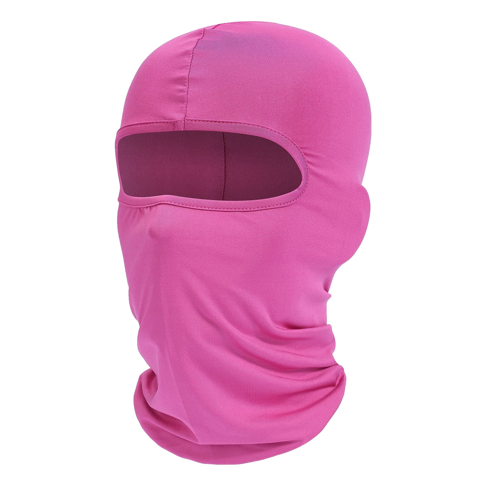Fuinloth Balaclava Ski Mask, UV Protector Cooling Motorcycle Neck Gaiter  Scarf for Men/Women Pink 