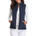 thumbnail image 1 of Fuinloth by Fuinloth Women Quilted Vest Dark Blue S, 1 of 5
