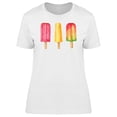 thumbnail image 1 of Fuirt Ice Pops Watercolor T-Shirt Women -Image by Shutterstock, Female Small, 1 of 2