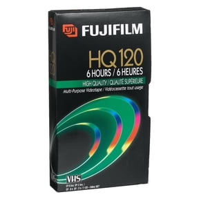 Fuji 23021121 HQ T-120 VHS Video Cassette (Discontinued by Manufacturer)