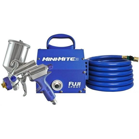 Fuji 2803-GXPC Mini-Mite 3 HVLP Spray System + Gravity Gun + BONUS ACCESSORIES