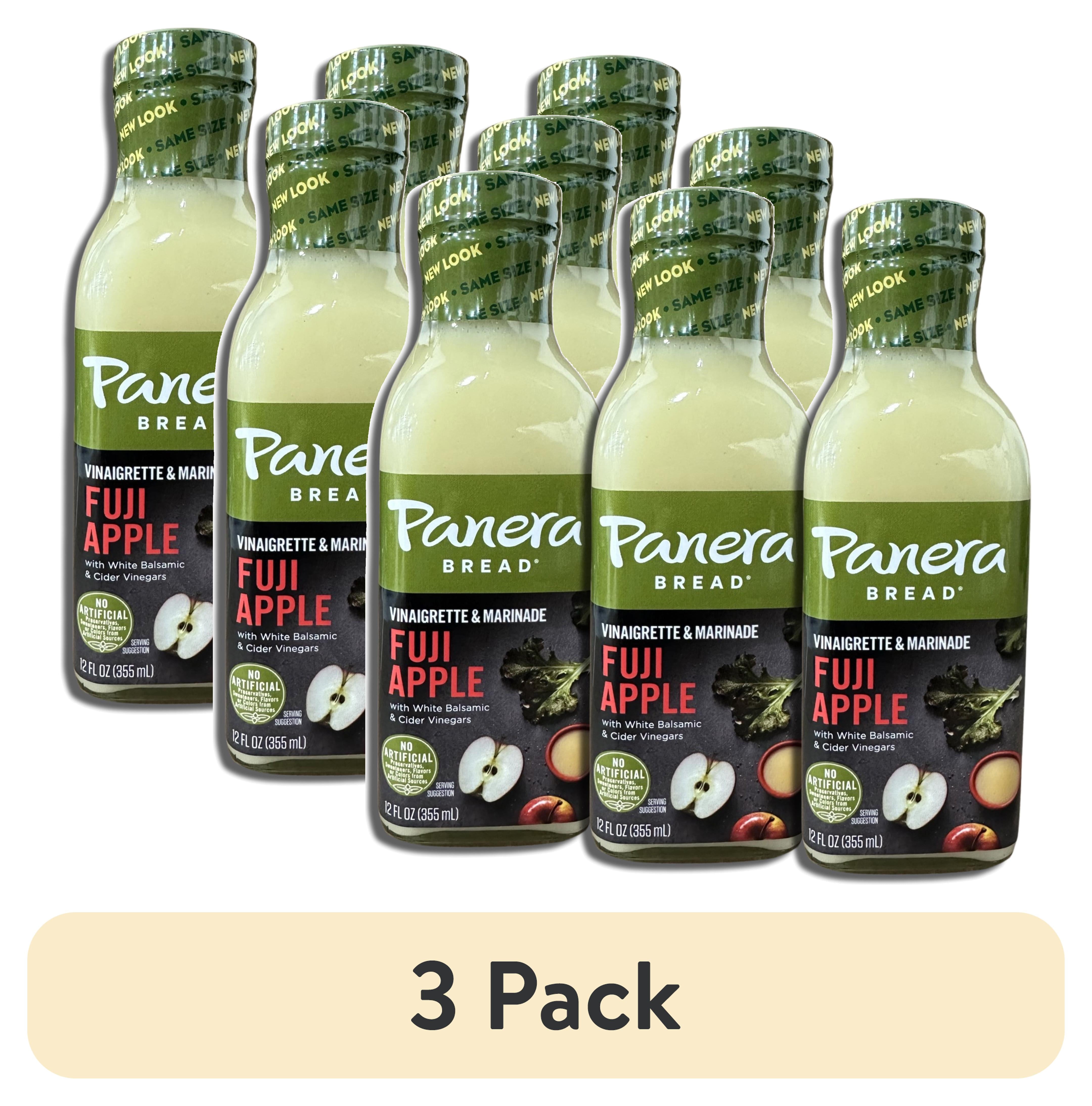 (3 pack) Fuji Apple Vinaigrette Salad Dressing & Marinade by Panera