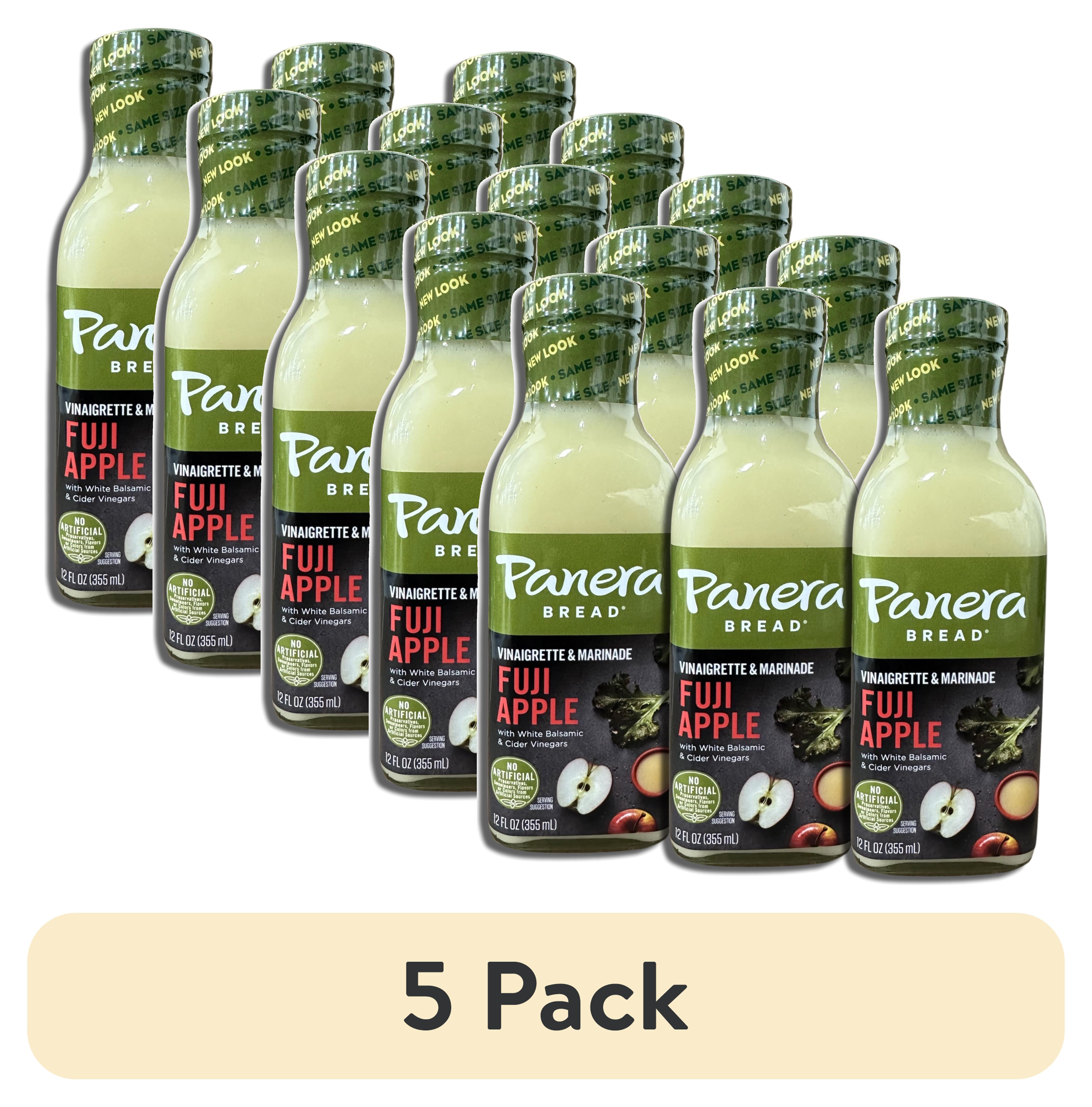 (5 pack) Fuji Apple Vinaigrette Salad Dressing & Marinade by Panera