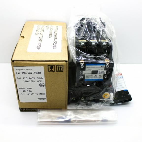 Fuji Electric FC-2S 3-Pole Coil 240-260V 60Hz Magnetic Switch FW-2S/3Q Z630