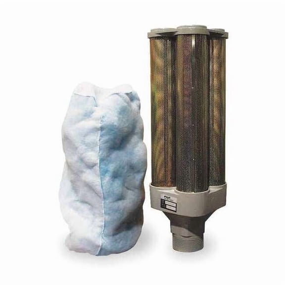 Fuji Electric Inlet Filter with Cover, 1-1/2 (F)NPT, Polyester, 5 1/8 in F-45
