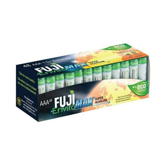 Fuji Batteries 4400SP48 EnviroMax AAA Digital Alkaline Batteries (48 pk)