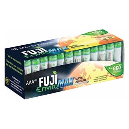 Fuji Batteries 4400SP48 EnviroMax AAA Digital Alkaline Batteries (48 pk)