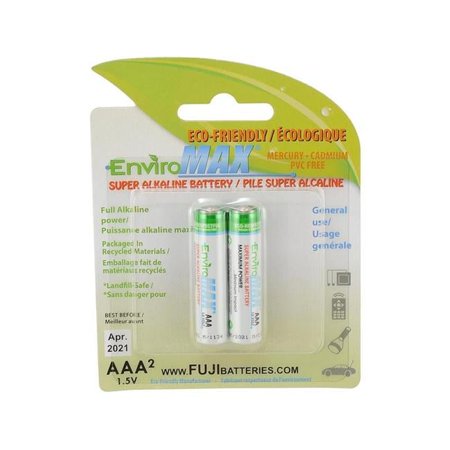 Fuji Batteries 4400BP2 EnviroMax AAA Digital Alkaline Batteries (2 pk)