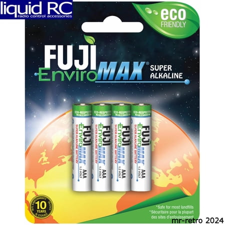 Fugi Batteries 4400BP4 Fuji Enviromax AAA Alkaline Battery (4)