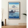 Fuji From Lake Kawaguchi by Tsuchiya Koitsu Reproduction Japanese Edo ...