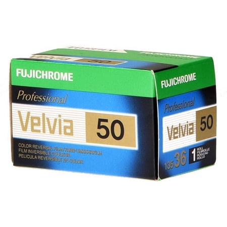 Fuji Fujichrome Pro Velvia 50 135-36 35mm Color Slide Film (1 Roll)