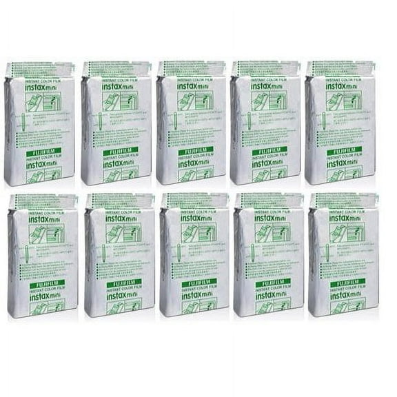 Fuji Instax Instant Film Single Foil Pack 100 Prints (Bulk Packaging)