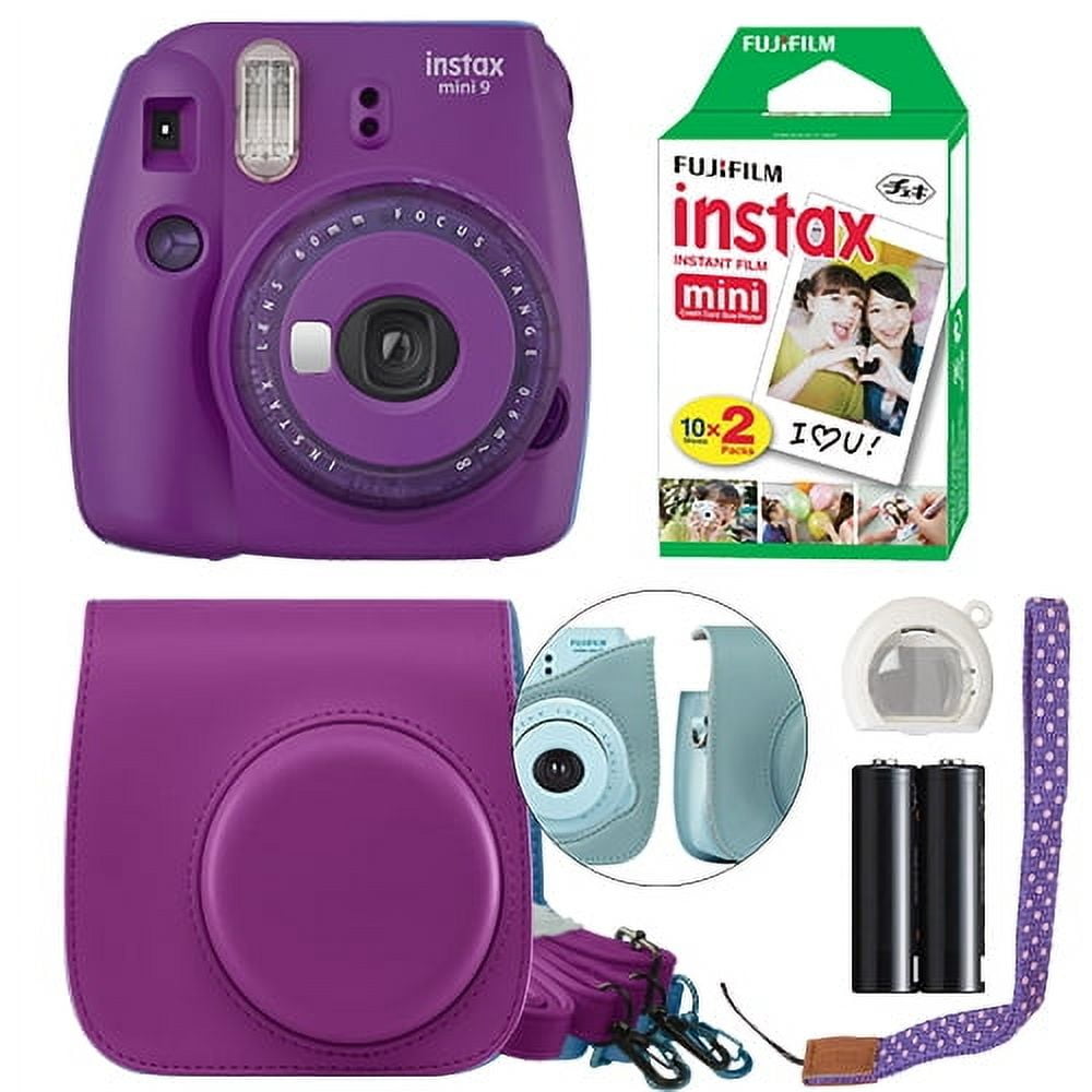 富士フイルム - instax mini 9/FUJIFILM Fujifilm Instax Mini 9 - Ice Blue - Walmart.com
