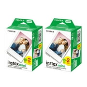 Fuji Instax Mini Instant Color Film Double Pack (2-Pack) - 40 Sheets