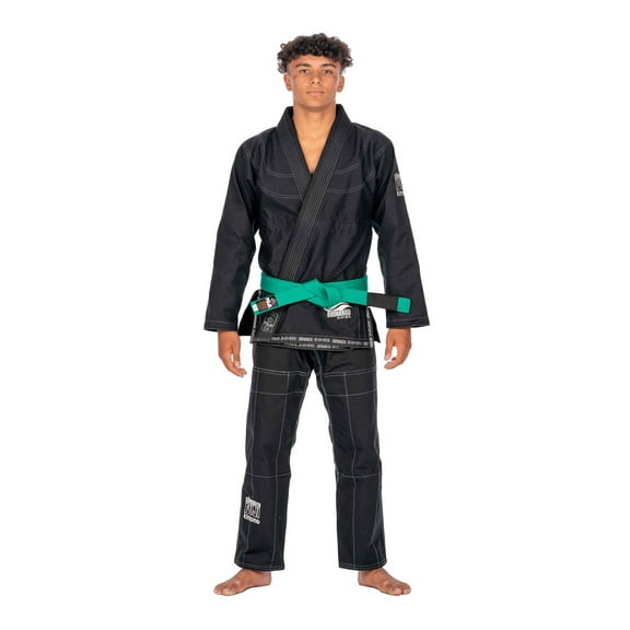 Fuji Kids Suparaito Brazilian Jiu Jitsu BJJ Gi - Black (C00)