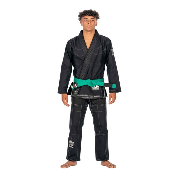 Fuji Kids Suparaito Brazilian Jiu Jitsu BJJ Gi - Black (C0)