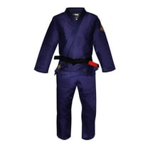 Fuji Kids Youth Childrens All Around Brazilian Jiu Jitsu BJJ Gi - Navy Blue (C00)