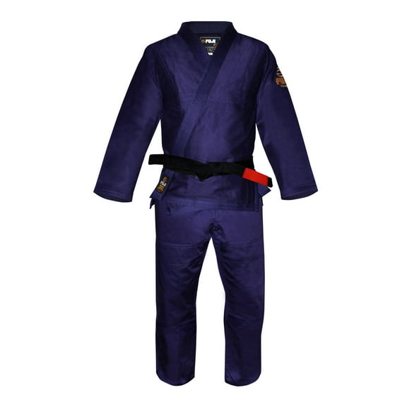Fuji Kids Youth Childrens All Around Brazilian Jiu Jitsu BJJ Gi - Navy Blue (C00)
