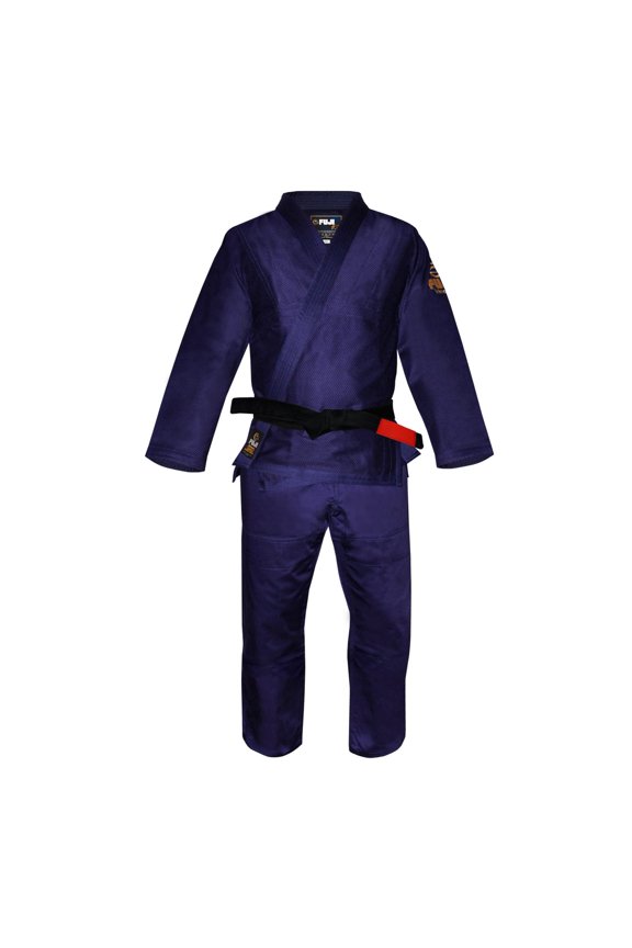 Kids Youth Childrens All Around Brazilian Jiu Jitsu BJJ Gi - Navy Blue (C2)
