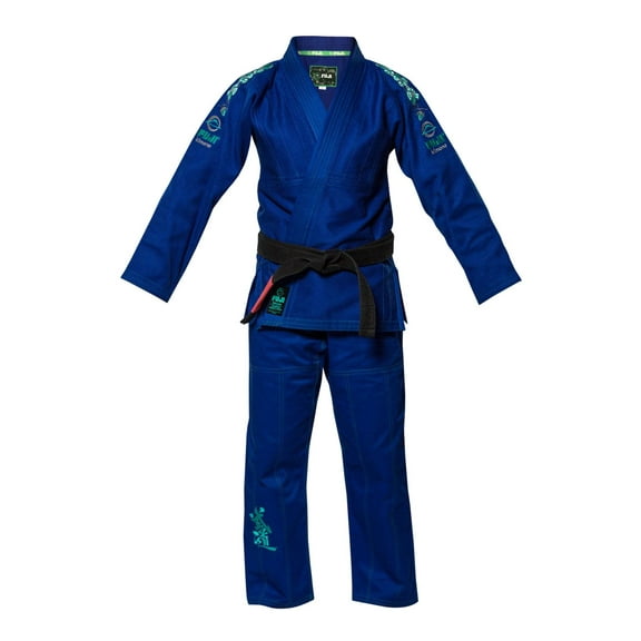 Fuji Kids Youth Childrens Brazilian Jiu Jitsu BJJ Gi - Blue Blossom (C2)