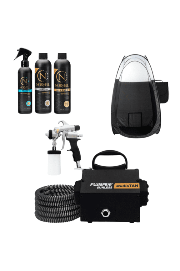 Fuji Mini Spray Tan System with Tanning Solution & Tent
