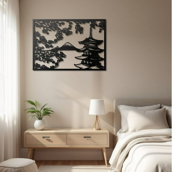 Fuji Mountain Metal Wall Art