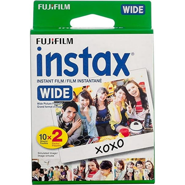 Film Fujifilm instax wide en bipack pour l'appareil photo instax 210