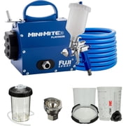 Fuji Spray Mini-Mite 3 PLATINUM Gravity Feed HVLP Spray System with T-75G Spray Gun and 3M PPS 2.0 Kit, Large 28oz. H/O Cup - 2803-T75G