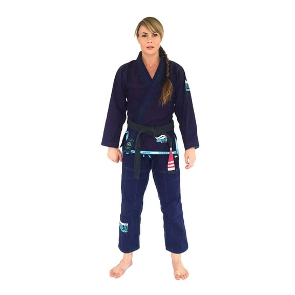 Fuji Women's Navy Blue Suparaito Brazilian Jiu Jitsu Gi (W00)