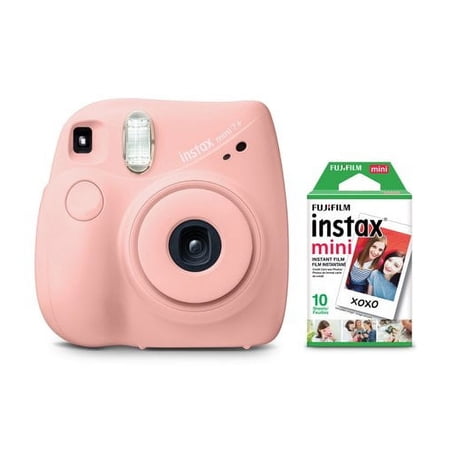 FujiFilm Instax Mini 7+ Pink Bundle (10 Film Pack)