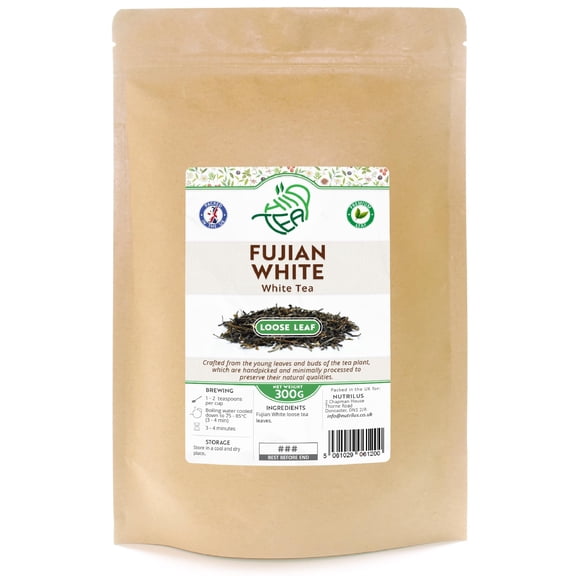 Fujian White Loose Leaf Tea Premium Chinese Loose Leaves White Tea (300g)