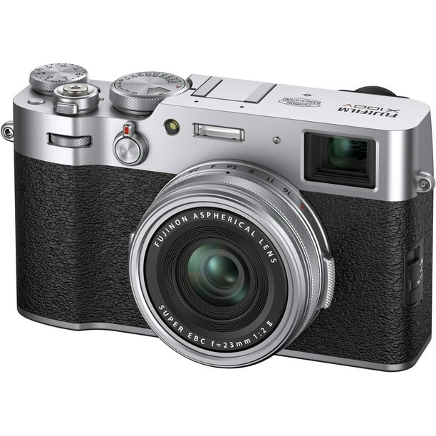 富士フイルム - x100v Fujifilm X100V Digital Camera - Silver, High Photo Quality