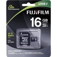 thumbnail image 1 of Fujifilm 16GB UHS-1 Class 10 MicroSDHC Memory Card, 1 of 2